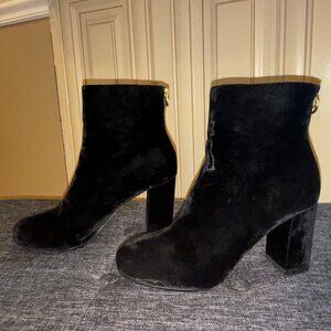 Joie Velour Heeled Boots w/ Box